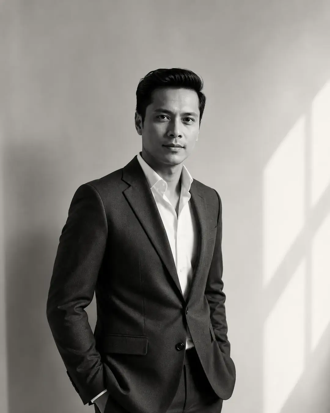 Professional portrait for a Singapore realtor, lawyer or business owner